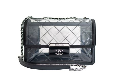 clear transparent bag chanel|Chanel 22 bag small.